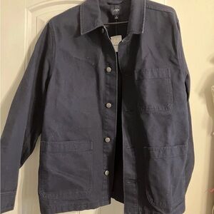 J. Crew Men's Chore Jacket in Navy Blue